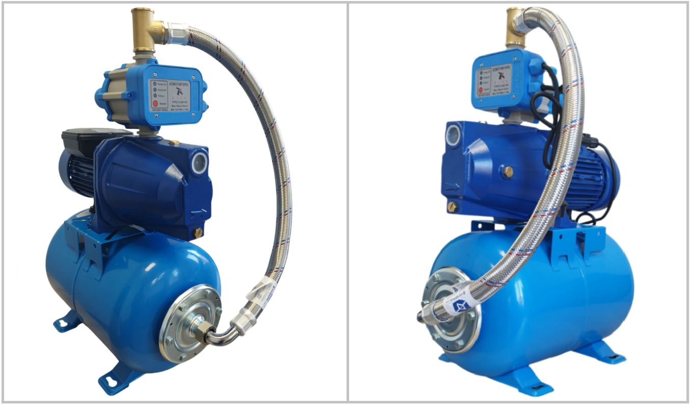 Ηλεκτρονικό Πιεστικό Συγκρότημα 1100W 1.5Hp με Flow 100 & Δοχείο 60Lt | JM15 Plus